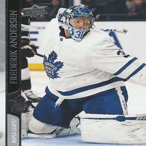 Frederik Andersen  - 2020/2021 Upper Deck Series 2 Hockey Card - Card Number 416